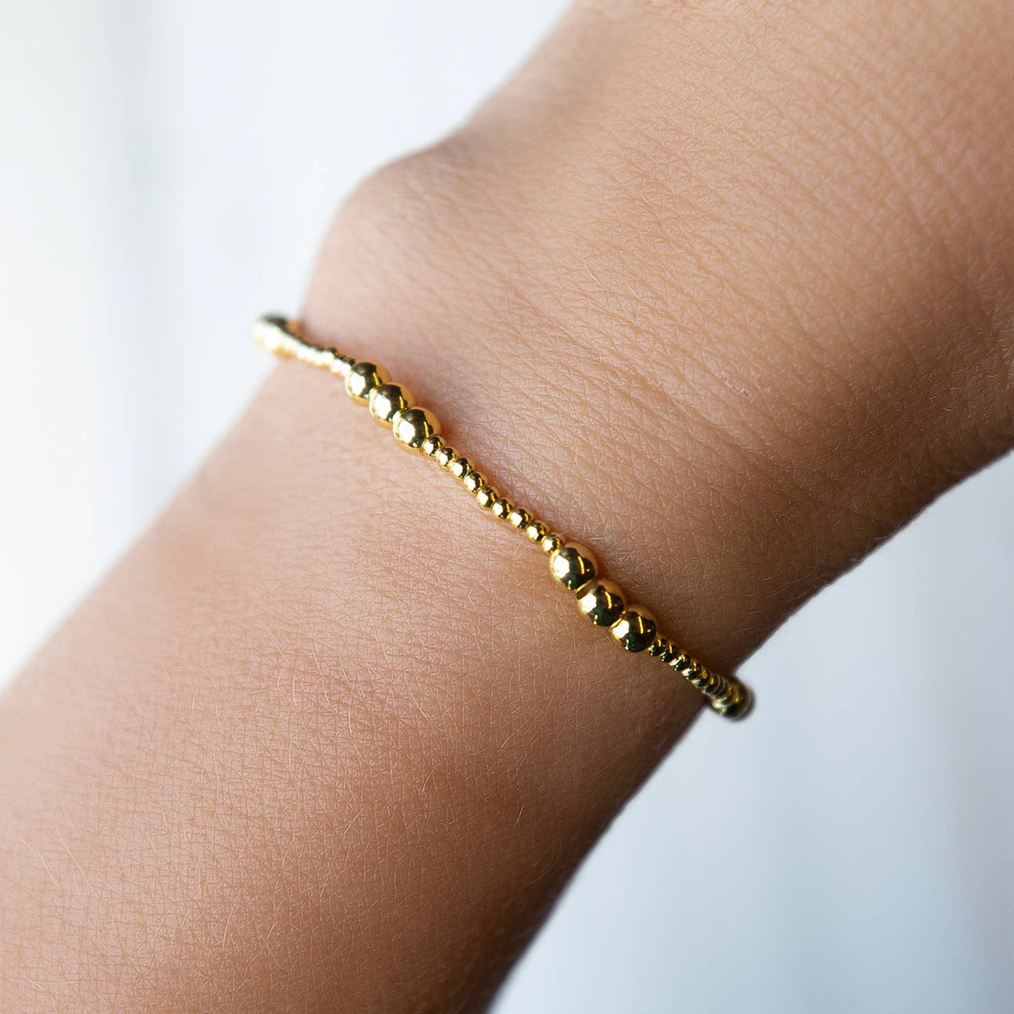 Gold Beaded Bracelets