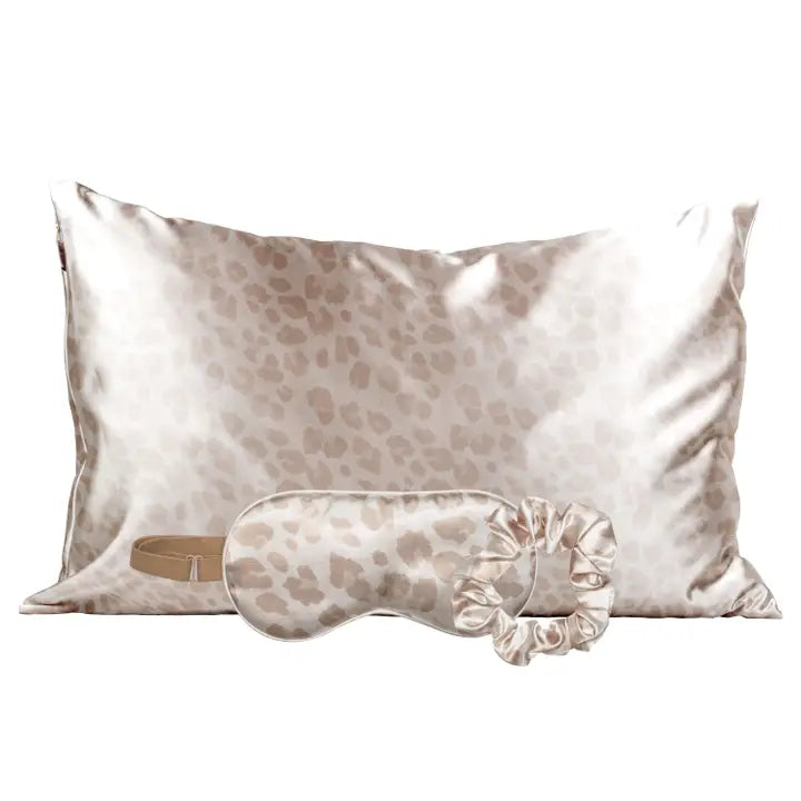 Kitsch Satin Sleep Set Leopard