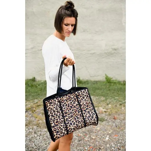 Neoprene Bag "The Emma" Leopard