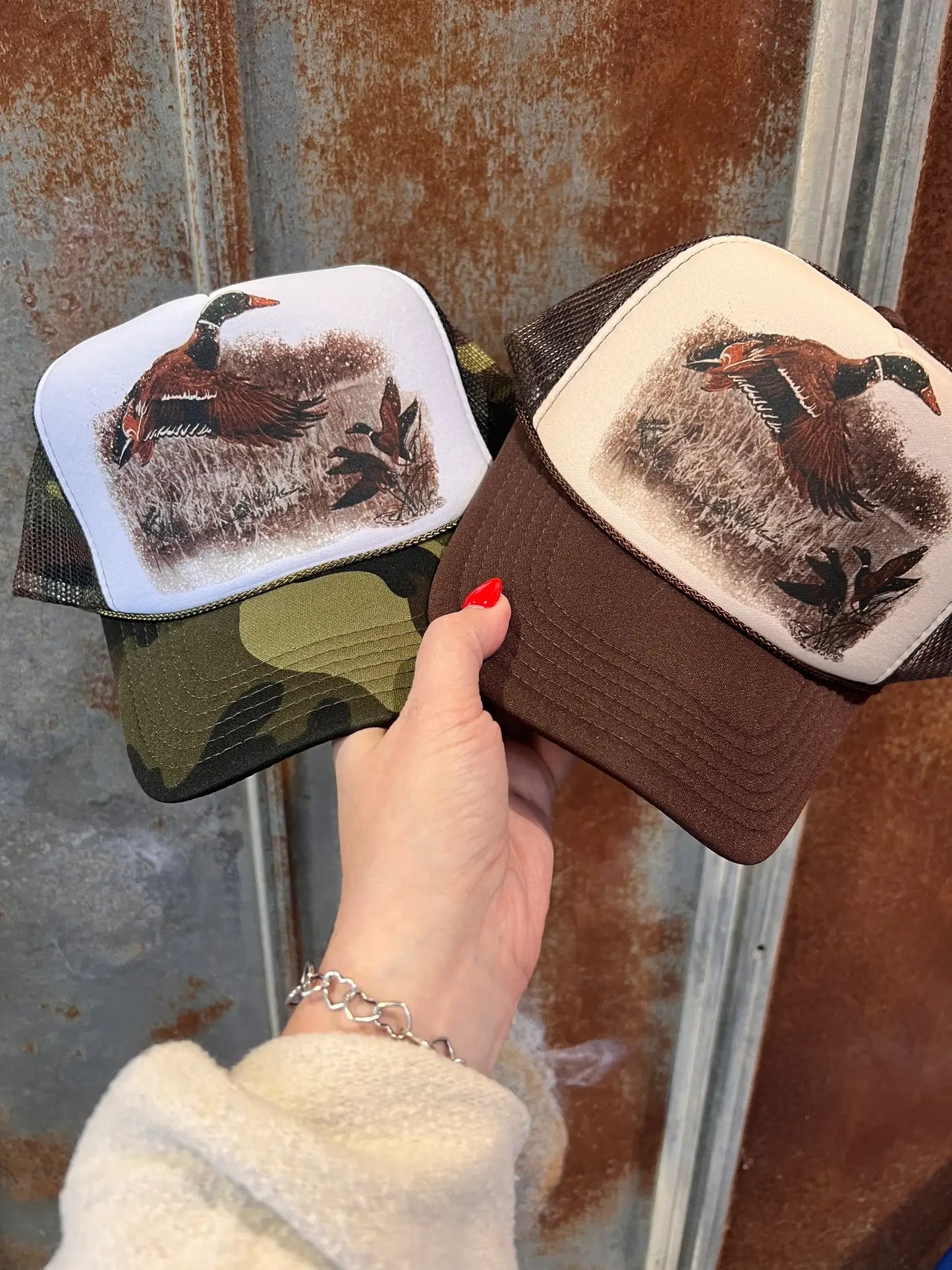 Retro Duck Trucker Cap