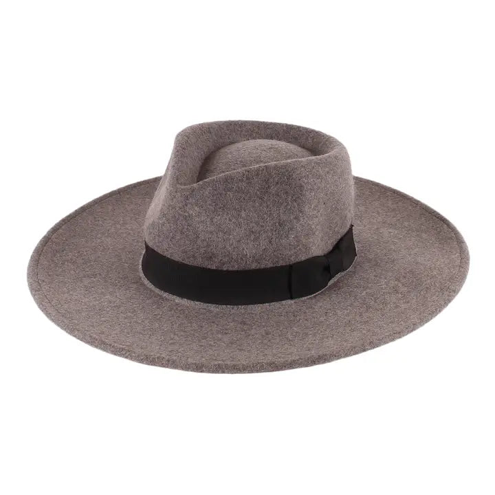 Gray Fedora Hat