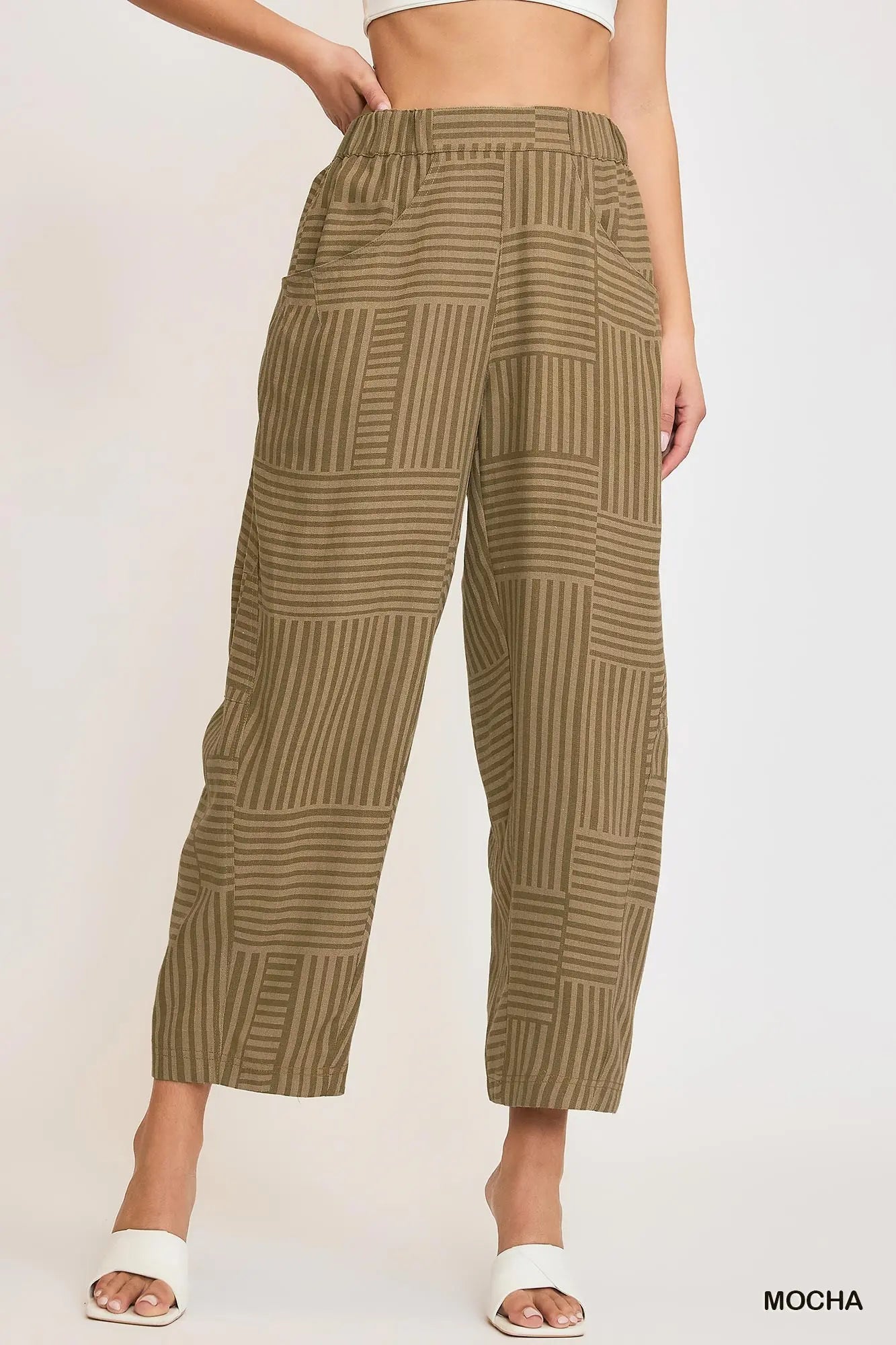 Taupe Relaxed Fit Pants
