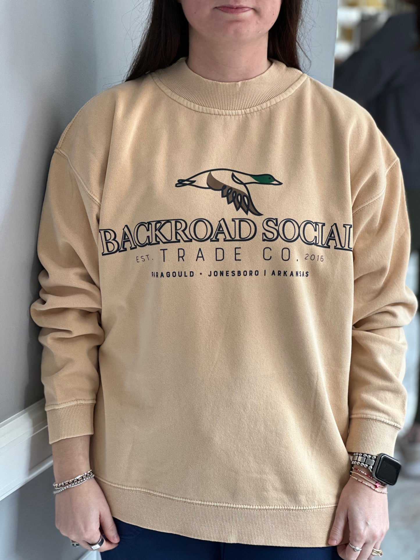 Backroad Social Duck Mockneck