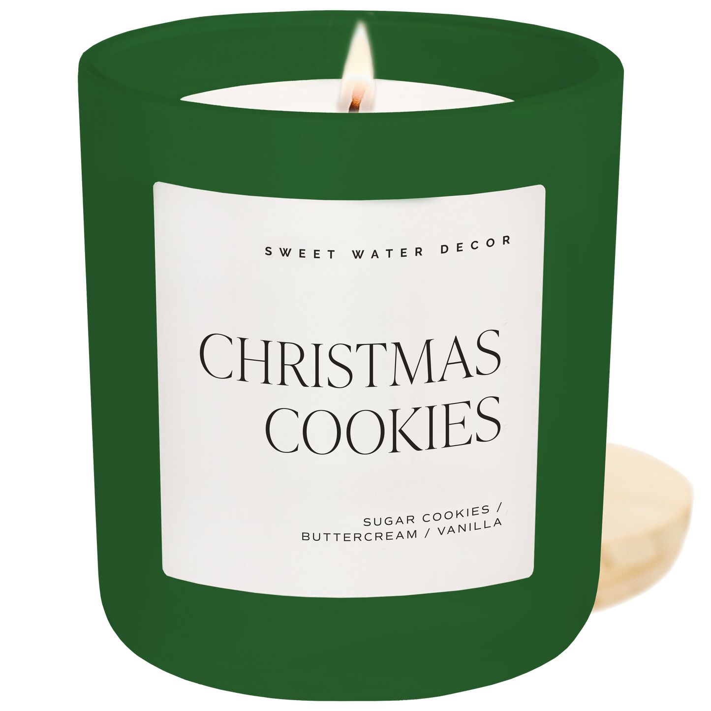 Christmas Cookies 15 oz Soy Candle, Matte Jar