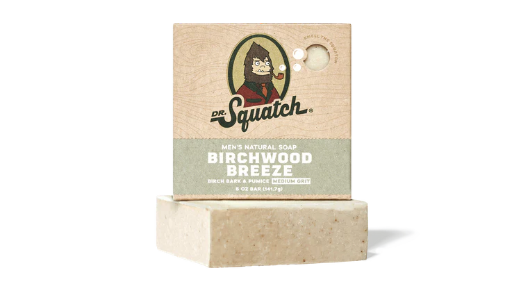 Dr. Squatch Birchwood Breeze Bar Soap