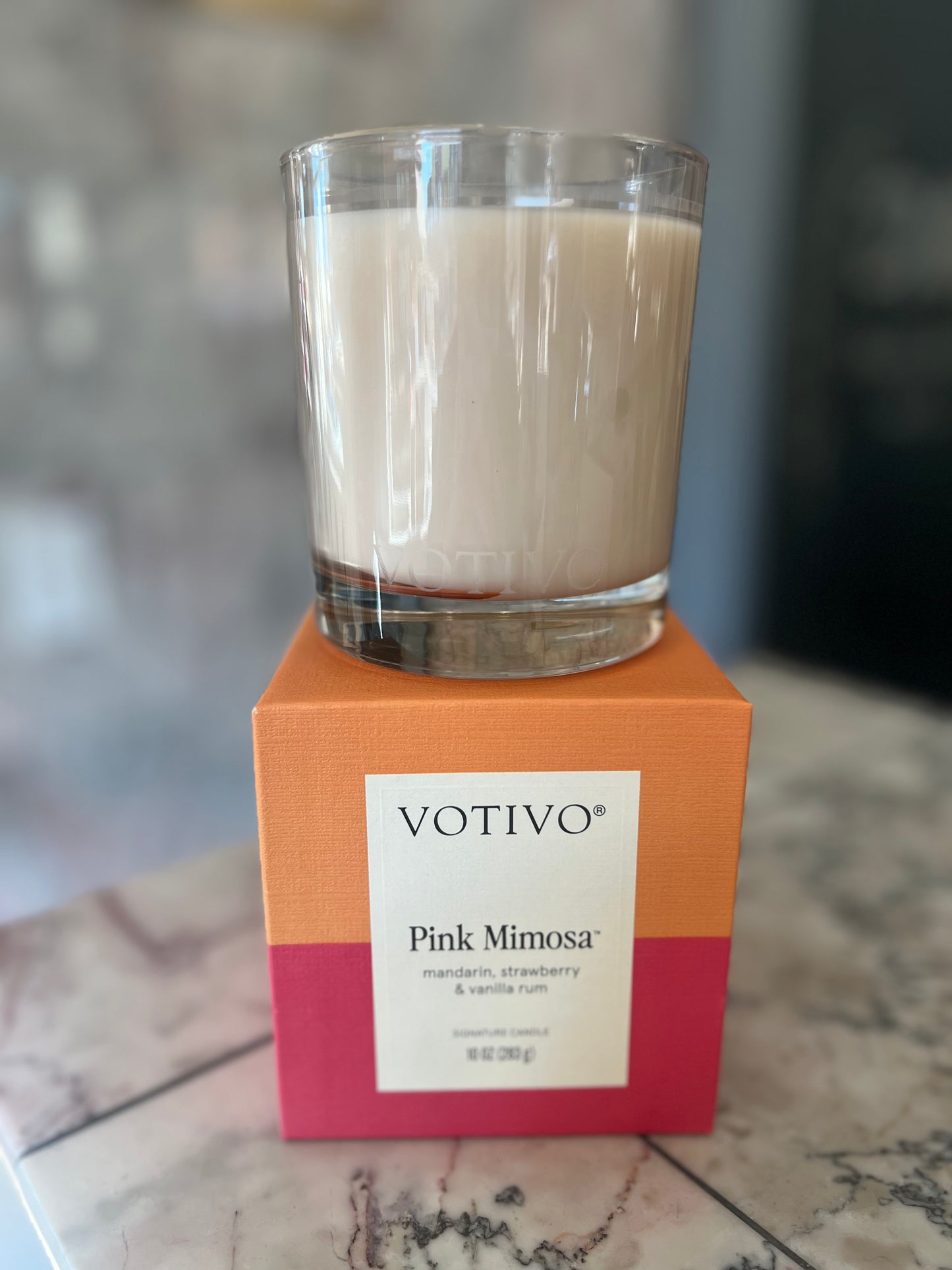 Votivo Pink Mimosa Signature Candle