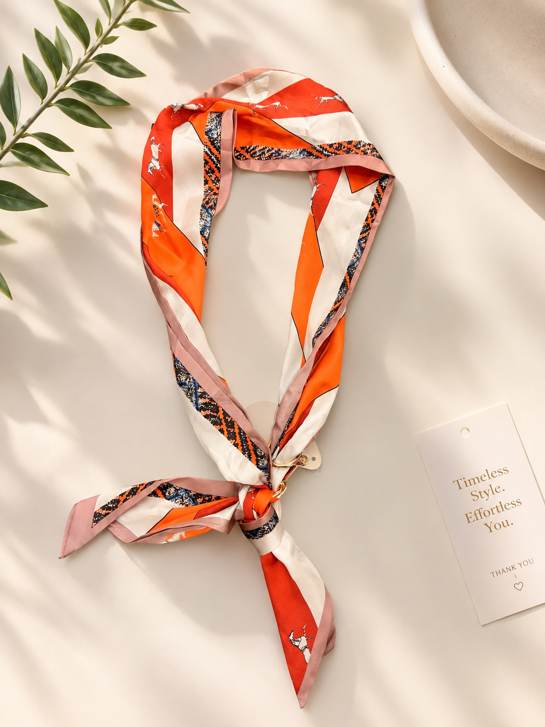 Wildly Chic Scarf Necklace