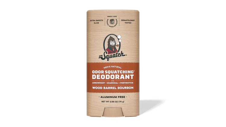Dr. Squatch Wood Barrel Bourbon Deodorant