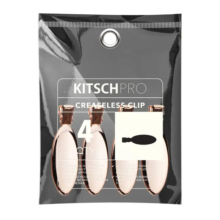 Kitsch Oval Rose Gold Creaseless Clips