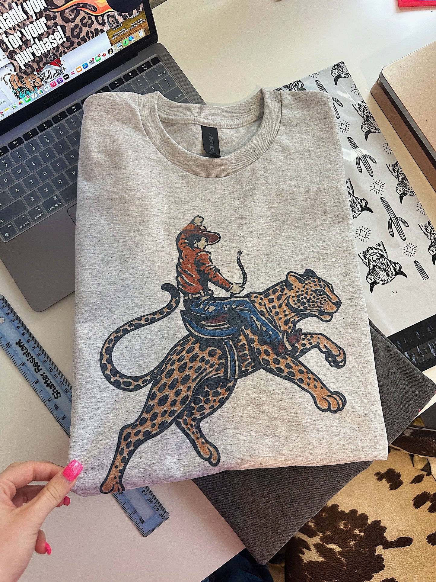 Cowboy Jaguar Tee