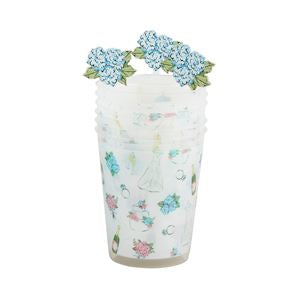 Mud Pie Bridal Party Cup & Stirrer Set