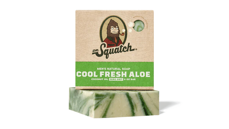 Dr. Squatch Cool Fresh Aloe Bar Soap