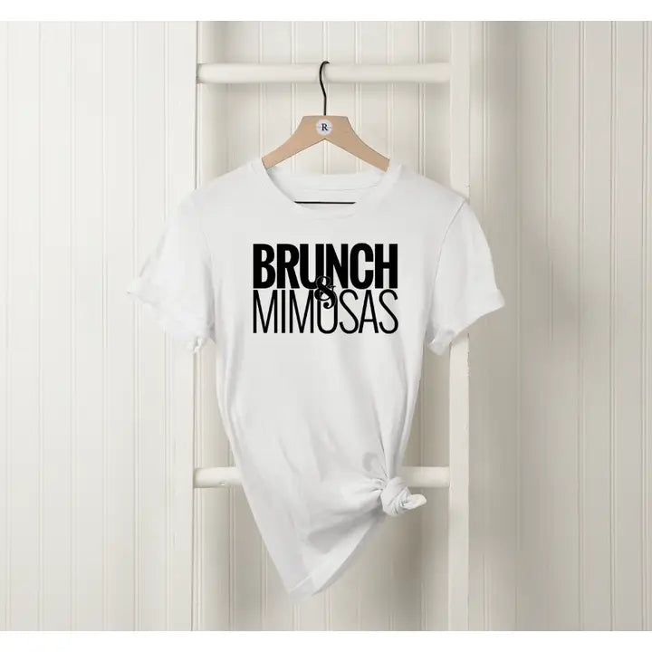 Brunch And Mimosa Tee Grey