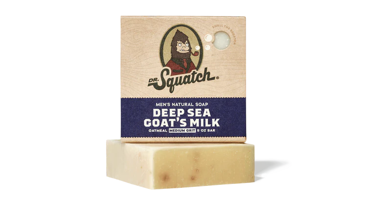 Dr. Squatch Deep Sea Goat's Milk Bar Soap