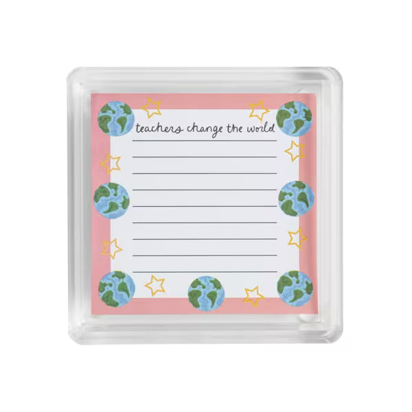 Earth Teacher Notepad Set