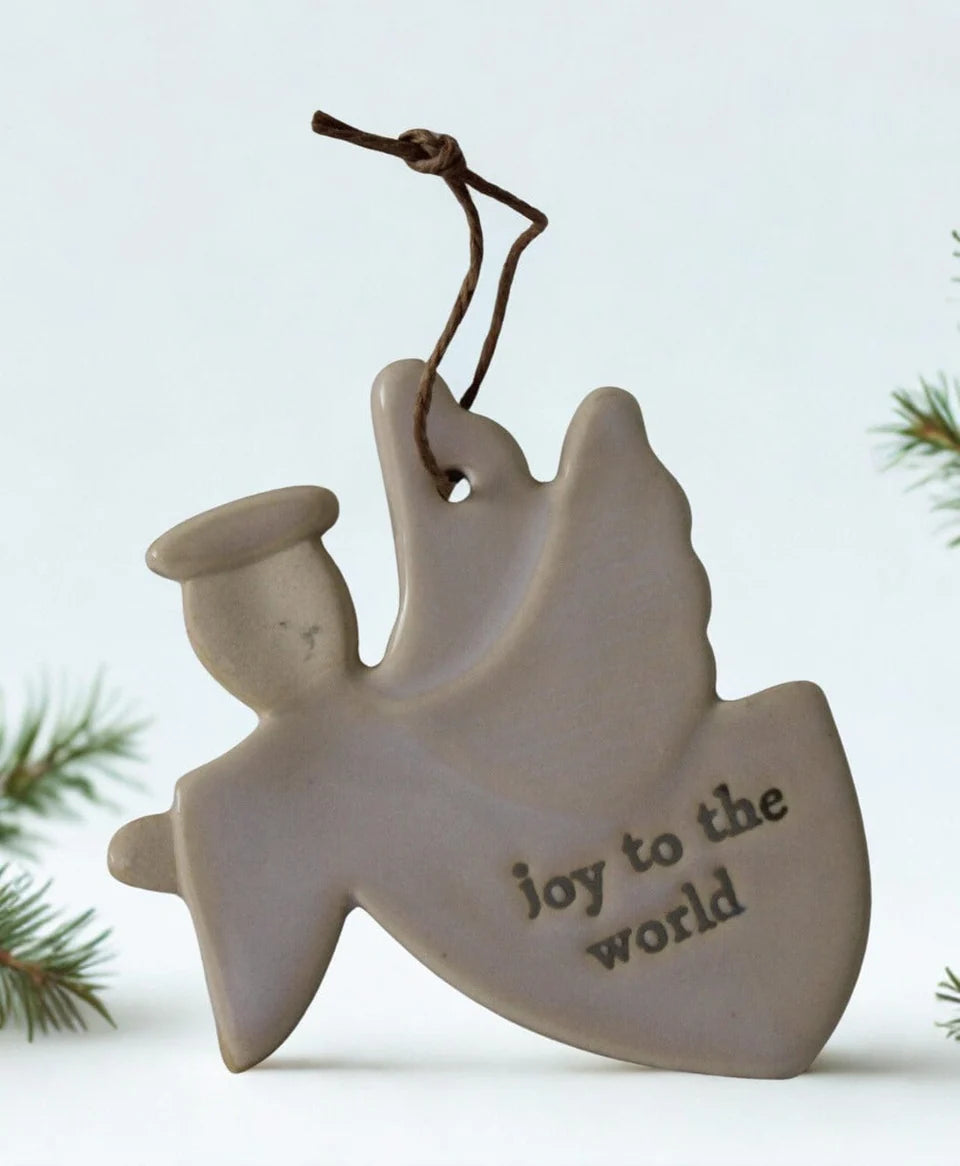 Mudpie Christmas Ornament (Joy to the World)