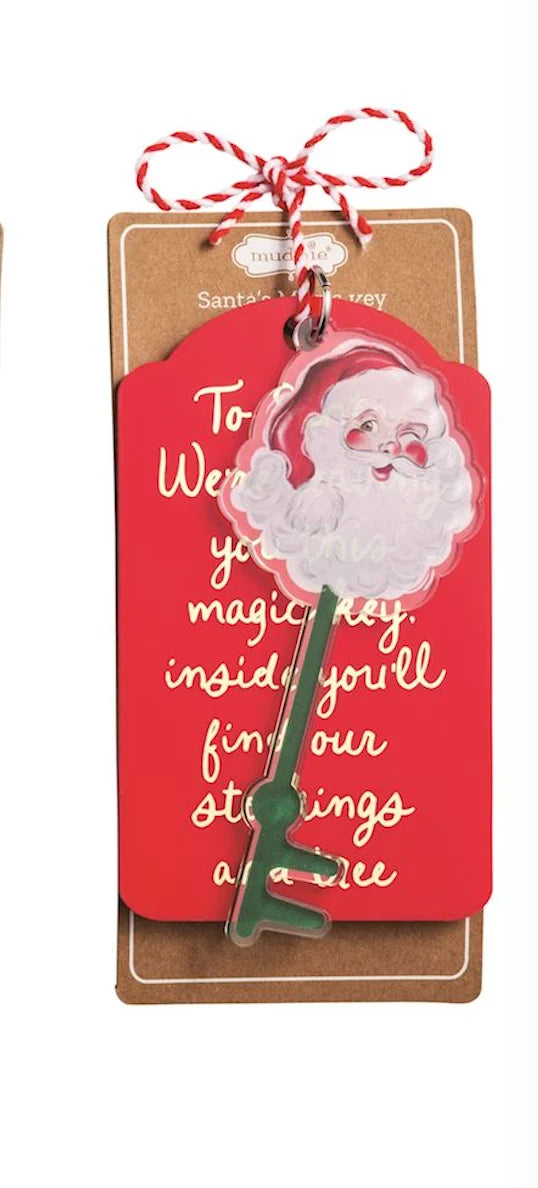 Red Santa Magic Key Tags