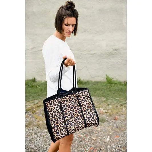 Neoprene Bag "The Emma" Leopard