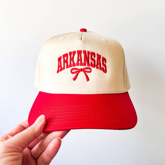 Arkansas Bow Vintage Embroidered Hat