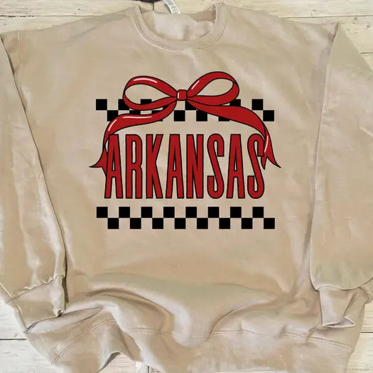 Arkansas Bow Gildan Sweatshirt
