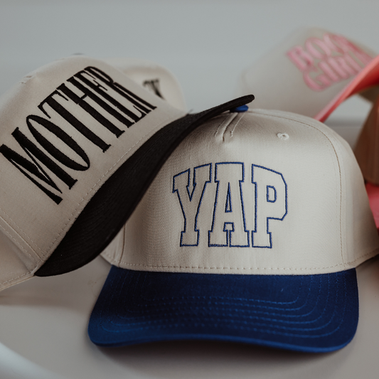 YAP Vintage Embroidered Trucker Hat