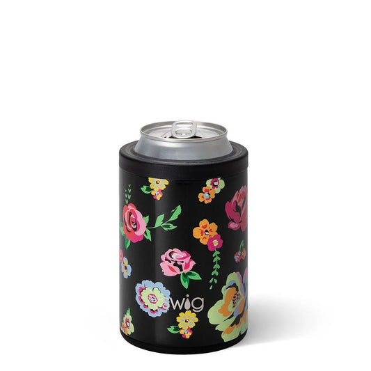 Swig Can & Bottle Cooler Fleur Noir