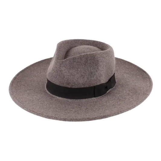Gray Fedora Hat