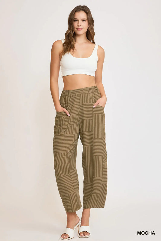 Taupe Relaxed Fit Pants