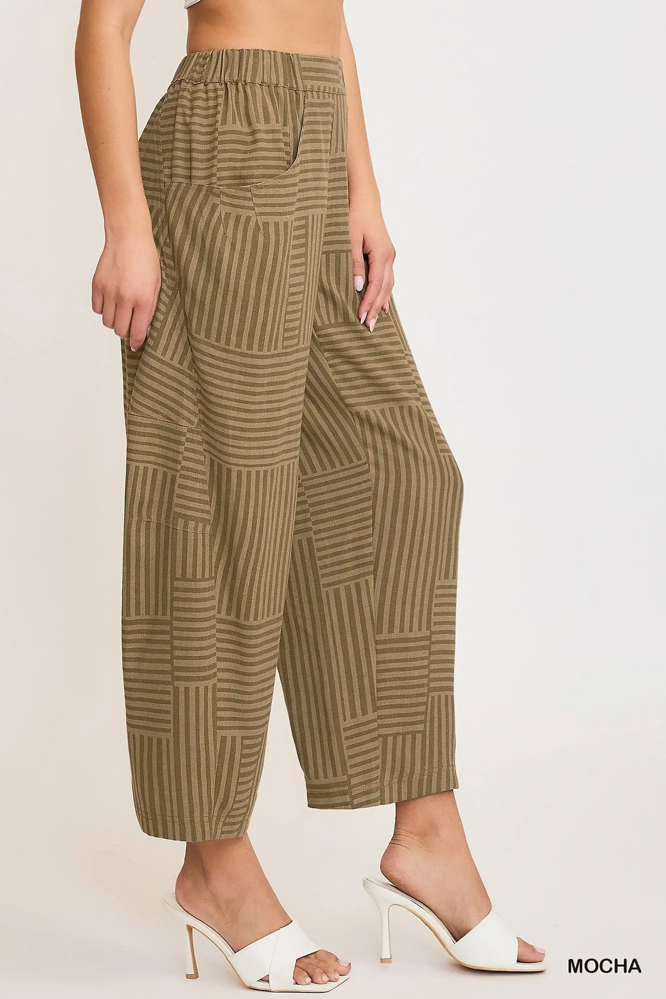 Taupe Relaxed Fit Pants