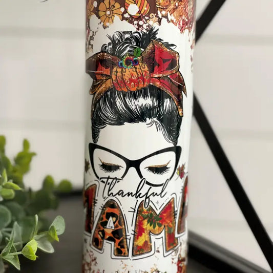 Thankful Mama 20 oz Tumbler