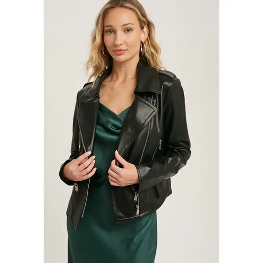 Vegan Leather Jacket