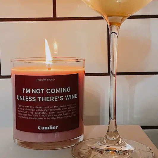 Candier Is There Wine Candle