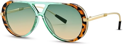 Trendy Aviator Sunglasses