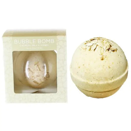 Bubble Bomb Oatmeal Milk & Honey Bath Bomb