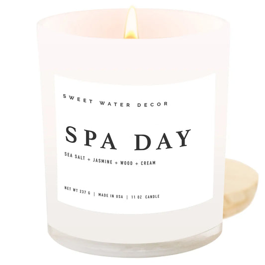 Sweet Water Decor 11 oz Spa Day Candle