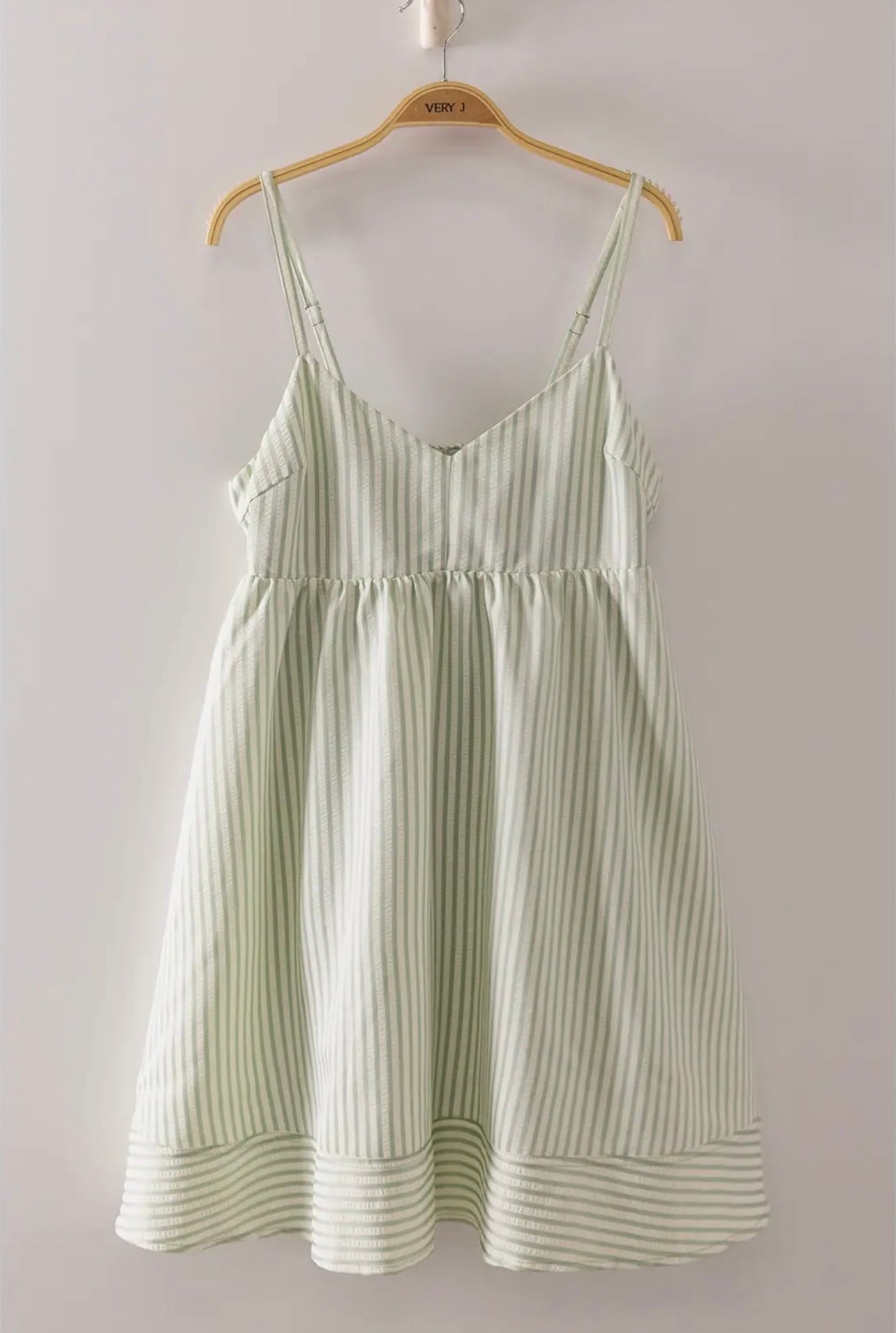 Stripe Bow Babydoll Sundress