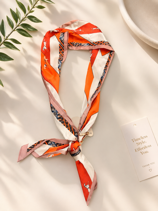 Wildly Chic Scarf Necklace