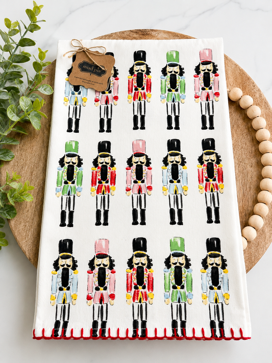 Mud Pie Nutcracker Kitchen Towel