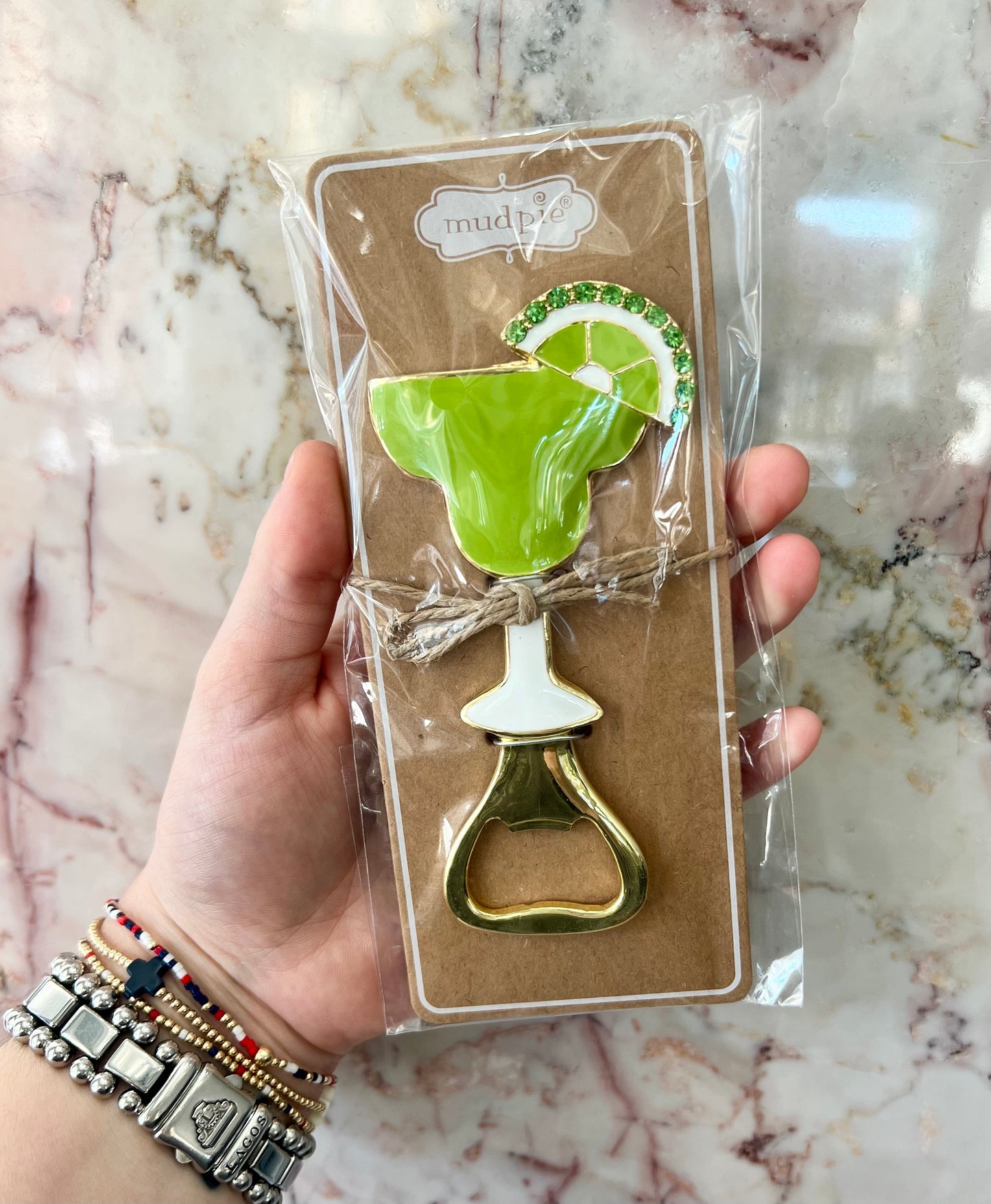 Mud Pie Bedazzled Bar Bottle Opener - Margarita
