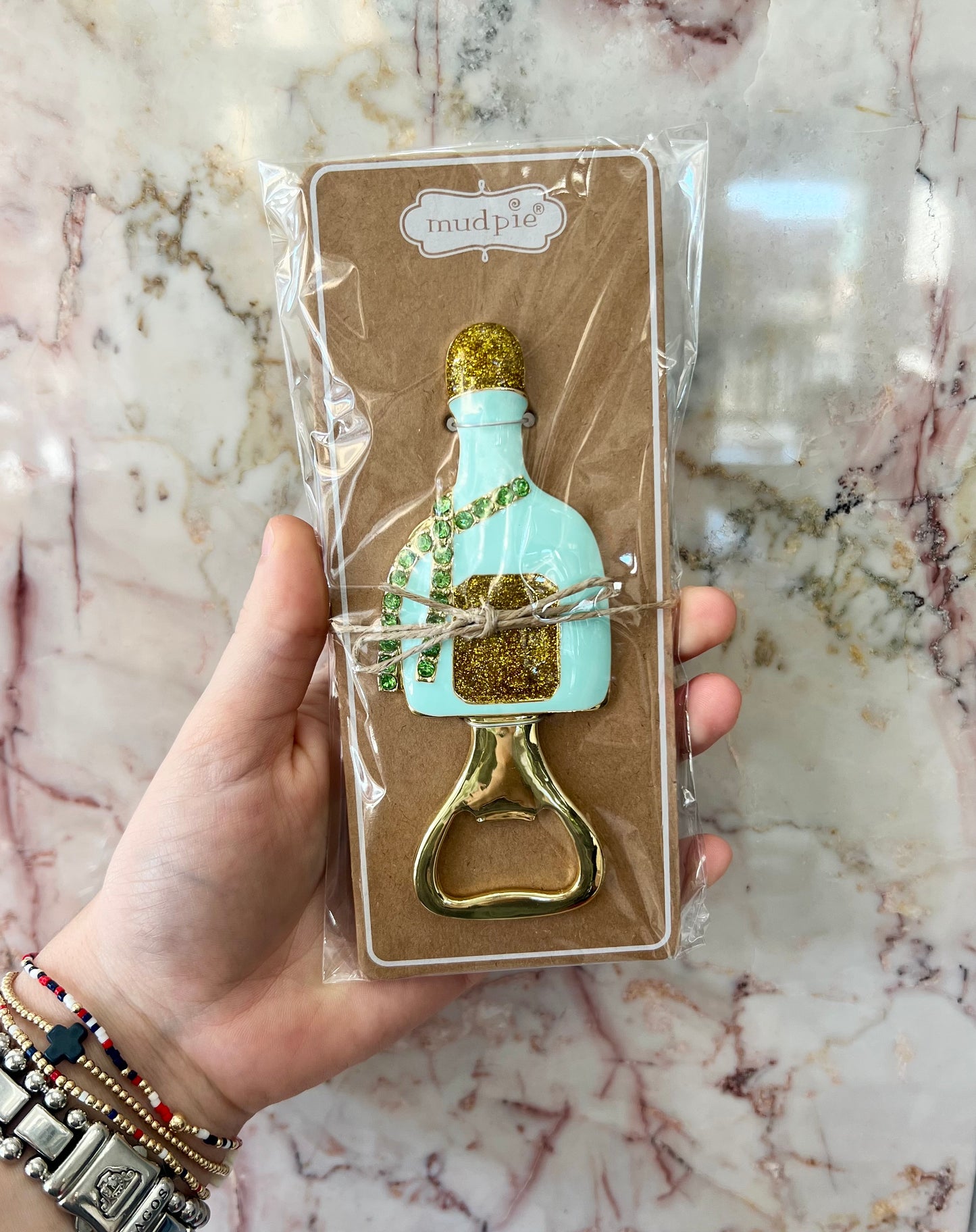 Mud Pie Bedazzled Bar Bottle Opener - Tequila