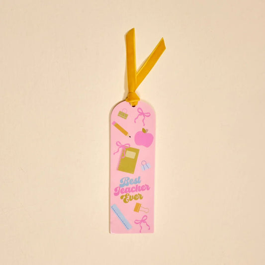 Best Teacher Ever Acrylic Bookmark