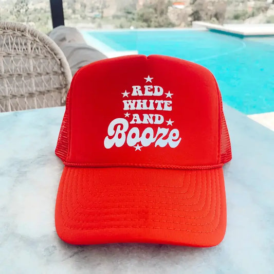 Red White and Booze Hat