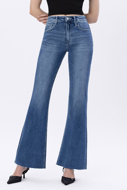 Vervet Bella High Rise Flare Dark