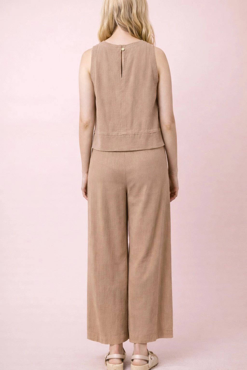 Mocha Two Piece Pant Set