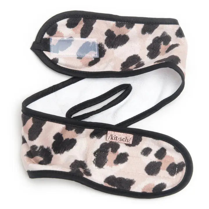 Kitsch Microfiber Spa Headband Leopard