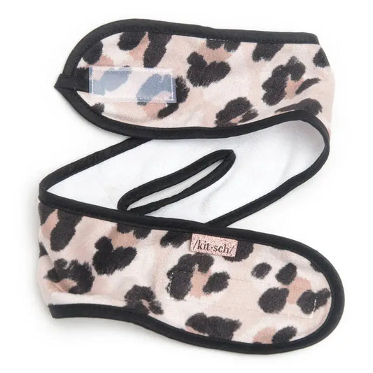 Kitsch Microfiber Spa Headband Leopard