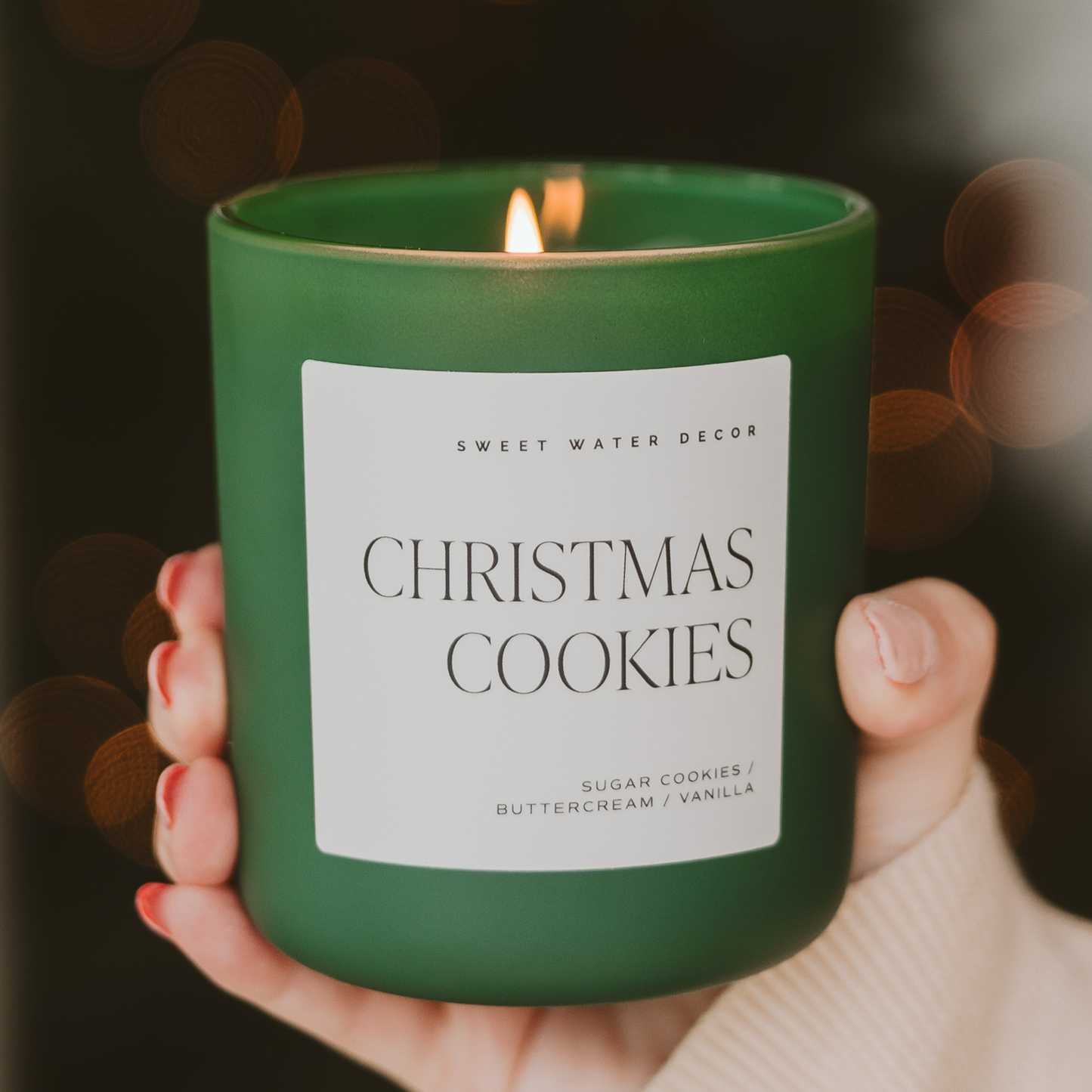 Christmas Cookies 15 oz Soy Candle, Matte Jar