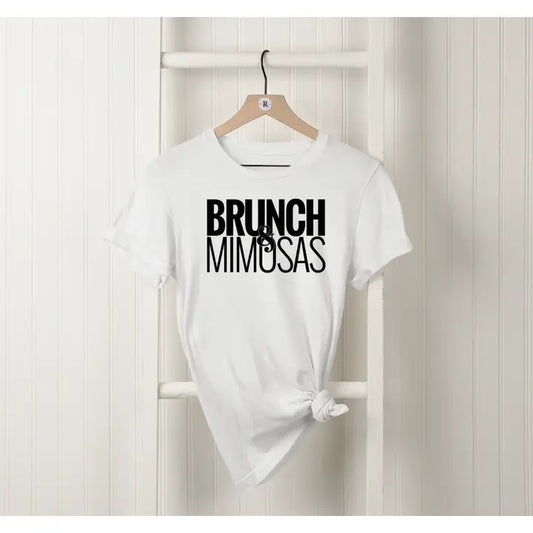 Brunch And Mimosa Tee Grey