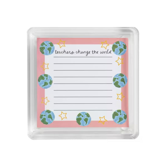 Earth Teacher Notepad Set