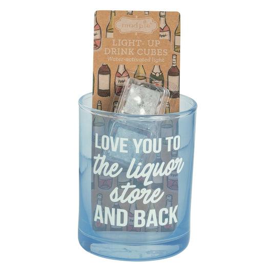 Mud Pie Liquor Glow Cube Set